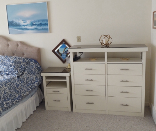 Solid Wood White Closet